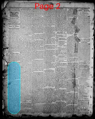 Page thumbnail for Fayetteville Observer