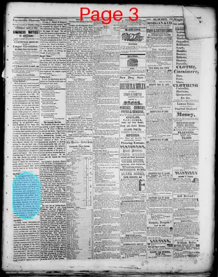 Page thumbnail for Fayetteville Observer