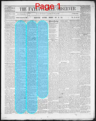 Page thumbnail for Fayetteville Observer
