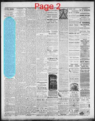 Page thumbnail for Fayetteville Observer