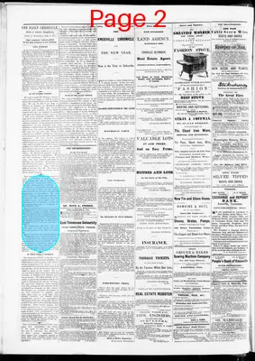 Page thumbnail for Knoxville Daily Chronicle