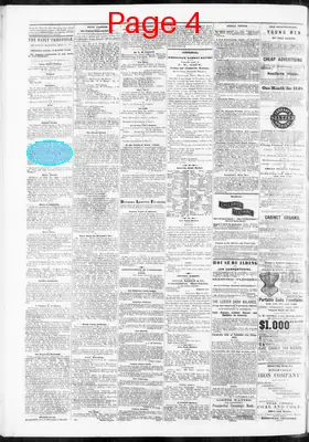 Page thumbnail for Knoxville Daily Chronicle