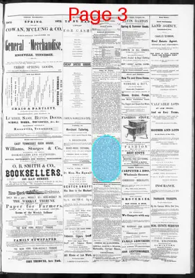 Page thumbnail for Knoxville Daily Chronicle