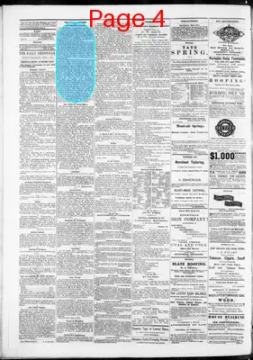 Page thumbnail for Knoxville Daily Chronicle