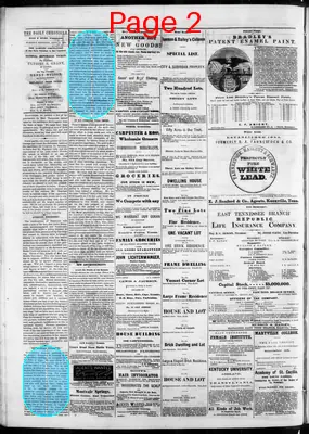 Page thumbnail for Knoxville Daily Chronicle