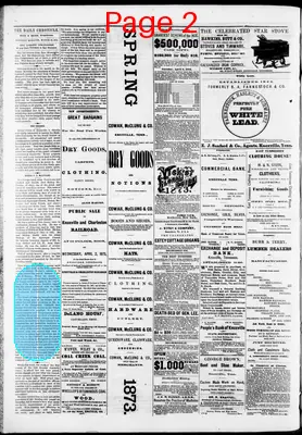 Page thumbnail for Knoxville Daily Chronicle