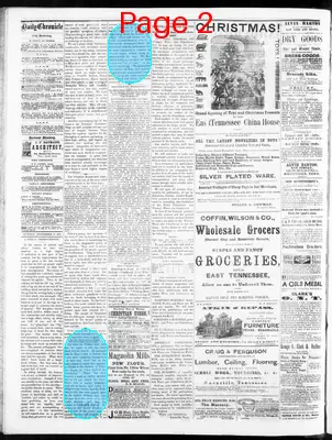 Page thumbnail for Knoxville Daily Chronicle