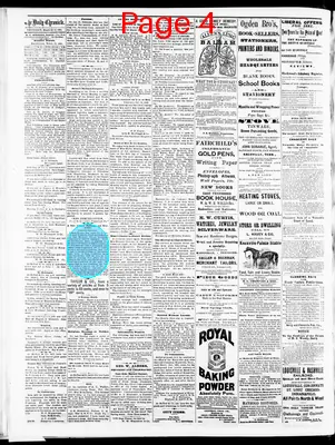 Page thumbnail for Knoxville Daily Chronicle
