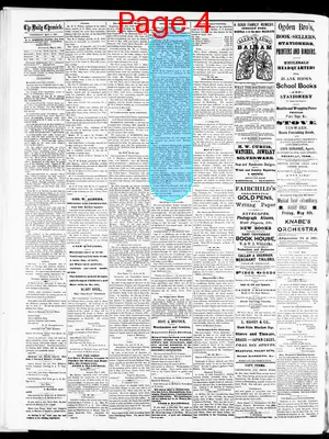 Page thumbnail for Knoxville Daily Chronicle