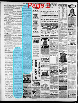 Page thumbnail for Knoxville Daily Chronicle