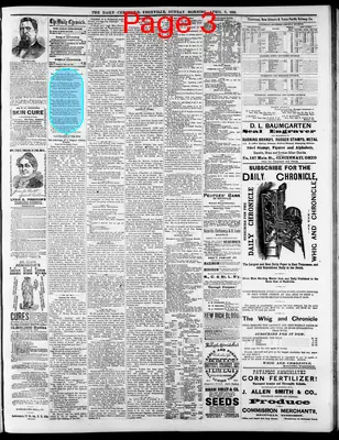 Page thumbnail for Knoxville Daily Chronicle
