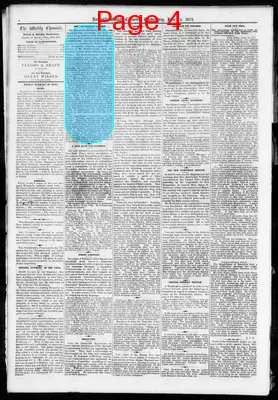 Page thumbnail for Knoxville Weekly Chronicle