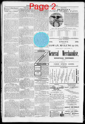 Page thumbnail for Knoxville Weekly Chronicle