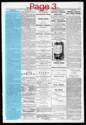Page thumbnail for Knoxville Weekly Chronicle