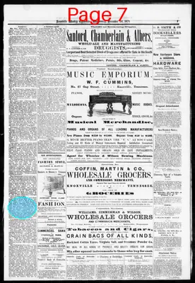 Page thumbnail for Knoxville Weekly Chronicle