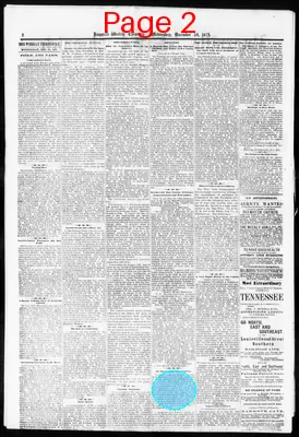 Page thumbnail for Knoxville Weekly Chronicle