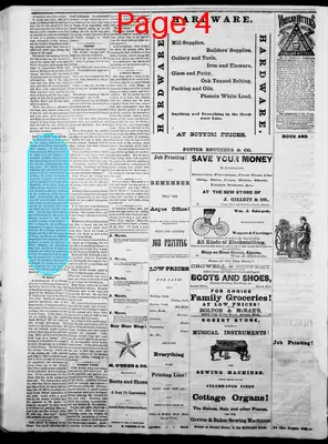 Page thumbnail for Alpena Weekly Argus