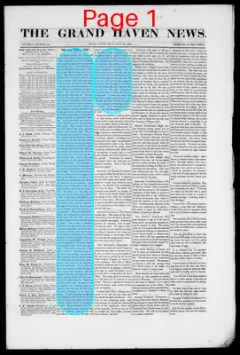 Page thumbnail for The Grand Haven News