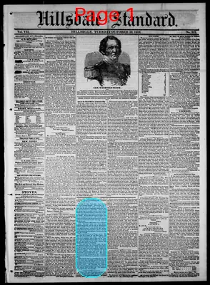 Page thumbnail for The Hillsdale Standard