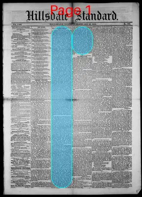 Page thumbnail for The Hillsdale Standard