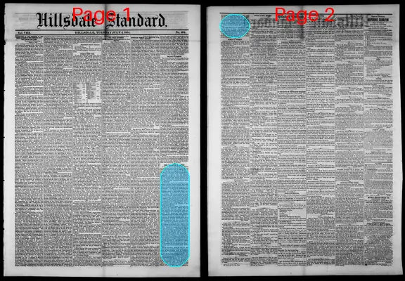 Page thumbnail for The Hillsdale Standard