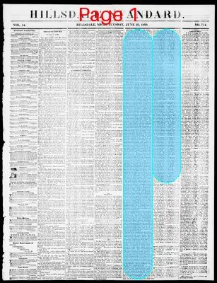 Page thumbnail for The Hillsdale Standard