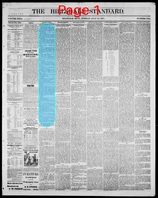 Page thumbnail for The Hillsdale Standard