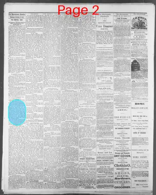 Page thumbnail for The Morristown Gazette