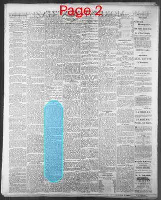 Page thumbnail for The Morristown Gazette