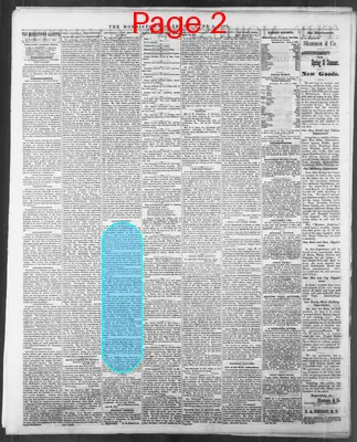 Page thumbnail for The Morristown Gazette