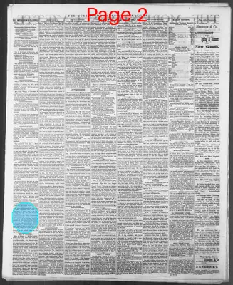 Page thumbnail for The Morristown Gazette