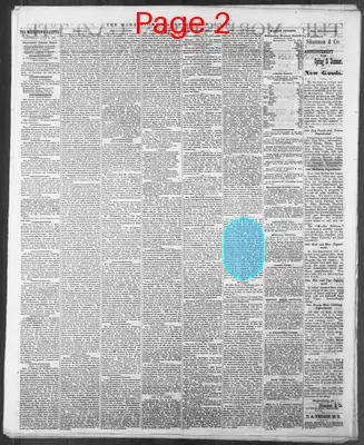 Page thumbnail for The Morristown Gazette