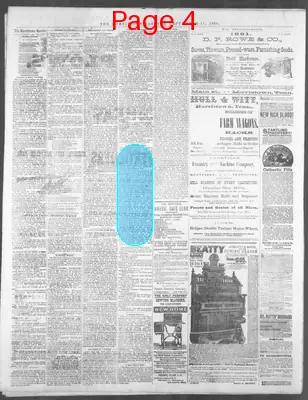 Page thumbnail for The Morristown Gazette