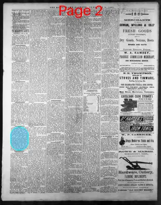 Page thumbnail for The Morristown Gazette