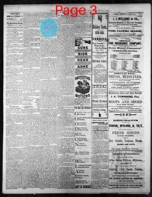 Page thumbnail for The Morristown Gazette