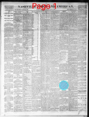 Page thumbnail for Nashville Union And American