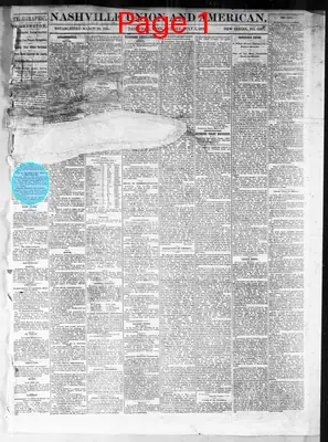 Page thumbnail for Nashville Union And American
