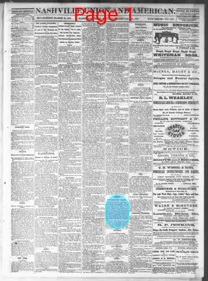 Page thumbnail for Nashville Union And American
