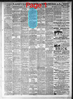 Page thumbnail for Nashville Union And American