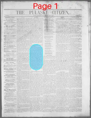 Page thumbnail for The Pulaski Citizen