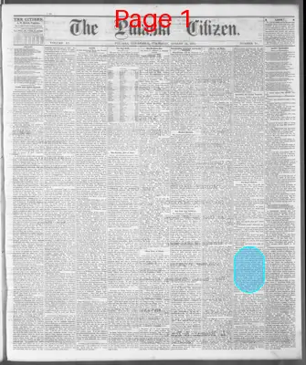 Page thumbnail for The Pulaski Citizen