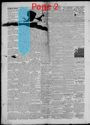 Page thumbnail for The Marietta Journal