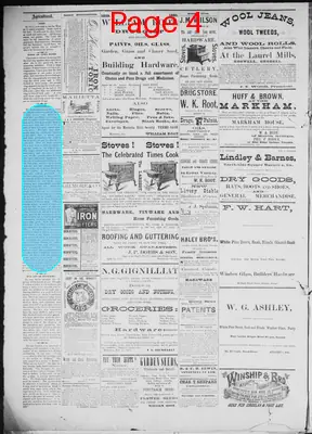 Page thumbnail for The Marietta Journal