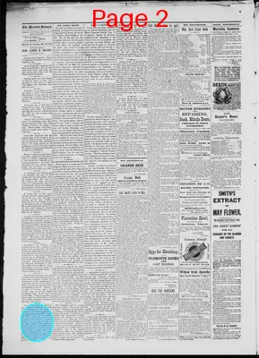 Page thumbnail for The Marietta Journal
