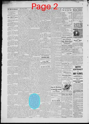 Page thumbnail for The Marietta Journal