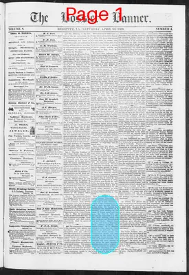 Page thumbnail for The Bossier Banner