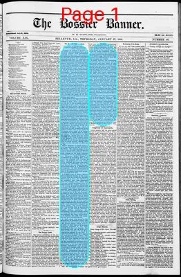 Page thumbnail for The Bossier Banner