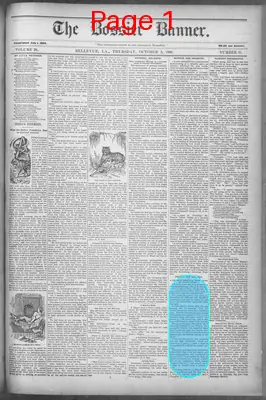 Page thumbnail for The Bossier Banner