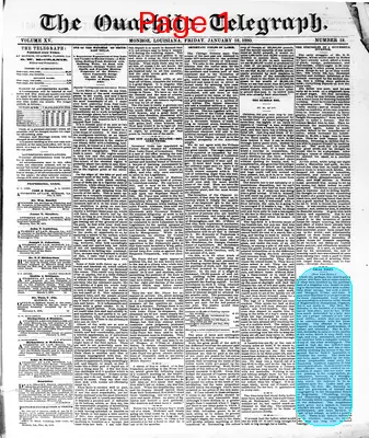 Page thumbnail for The Ouachita Telegraph