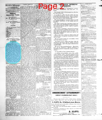 Page thumbnail for The Ouachita Telegraph
